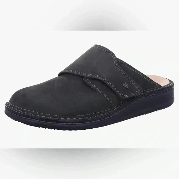 FINN COMFORT Men’s Black Venice Leather Mule Shoes Size EUR 42 main image 10